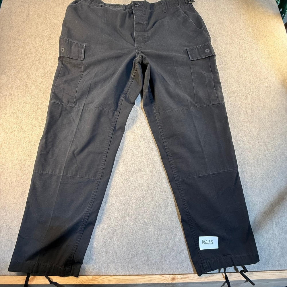 Propper Public Safety Men Black Ripstop Cargo Tactical Pants Waist 35-39 Regular
